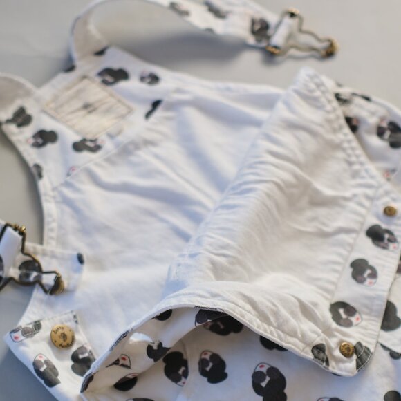 A + O X DOTTY DUNGAREES OVERALLS - Picture 8 of 8